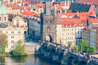 Praga ponte Carlo, orologio astronomico, fiume moldava, castello, cattedrale